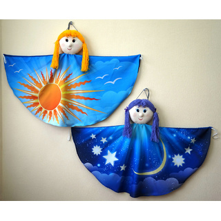 Набор кукол платковых "День - Ночь" (2 шт.)