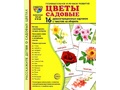 Демонстрационные картинки СУПЕР. Цветы садовые (16 шт.)